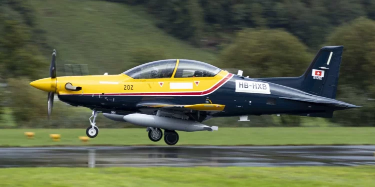 CT-157 Siskin II, denominación canadiense del Pilatus PC-21, entrenador turbohélice avanzado que la Real Fuerza Aérea Canadiense incorporará al programa FAcT.