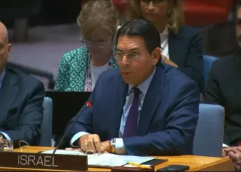 Danny Danon durante una intervención ante el Consejo de Seguridad de la ONU.