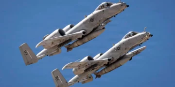 Ceremonia de desactivación de las últimas unidades A-10C en Davis-Monthan