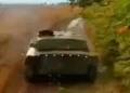 Obús autopropulsado ruso 2S1 Gvozdika destruido
