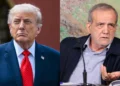 Donald Trump y Masoud Pezeshkian