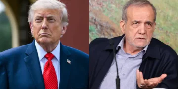 Donald Trump y Masoud Pezeshkian