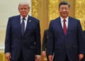 Donald Trump y Xi Jinping llegan a una cena de Estado en el Gran Salón del Pueblo de Beijing, China, el 14 de mayo de 2026.