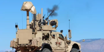 Sistema M-LIDS del Ejército de Estados Unidos durante un ejercicio contra drones