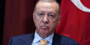 Recep Tayyip Erdogan durante una intervención pública
