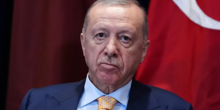Recep Tayyip Erdogan durante una intervención pública