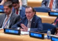Espen Barth Eide, ministro de Relaciones Exteriores de Noruega, durante una conferencia internacional en la sede de la ONU el 28 de julio de 2025.