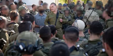 Eyal Zamir durante el ejercicio sorpresa de las FDI