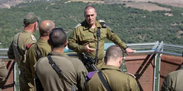 Chief of Staff at Lebanon border