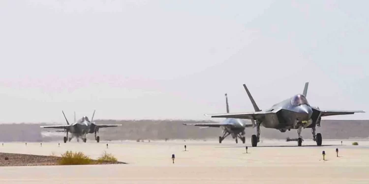 F-35A de la Fuerza Aérea de Estados Unidos, modelo incluido en la posible venta de 48 cazas a Arabia Saudita.