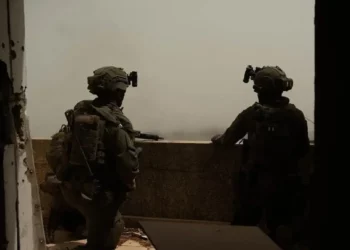 Fuerzas israelíes en el contexto de la operación en la cresta de Ali Taher
