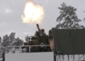 In Arctic conditions (characterized by deep snow, freezing temperatures, and rugged terrain), towed mortars can be extremely difficult to maneuver; the more mobile Patria Tremos therefore allows Finnish units to practice rapid "shoot-and-scoot" tactics. (Picture source: Patria)