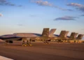 Representación artística del dron Wildfire de GA-ASI para misiones de ataque de largo alcance