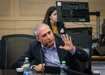 Knesset Finance Committee chairperson Hanoch Milwidsky credit: Noam Moskowitz, Knesset Press Office