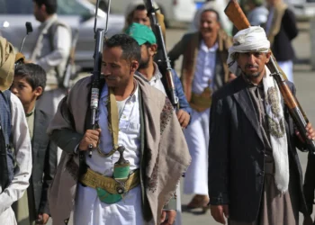 Fuerzas hutíes tras la toma del litoral yemení del mar Rojo