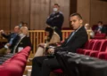 Ilias Kasidiaris, exdiputado de Amanecer Dorado, durante el juicio al partido en Atenas en octubre de 2020.