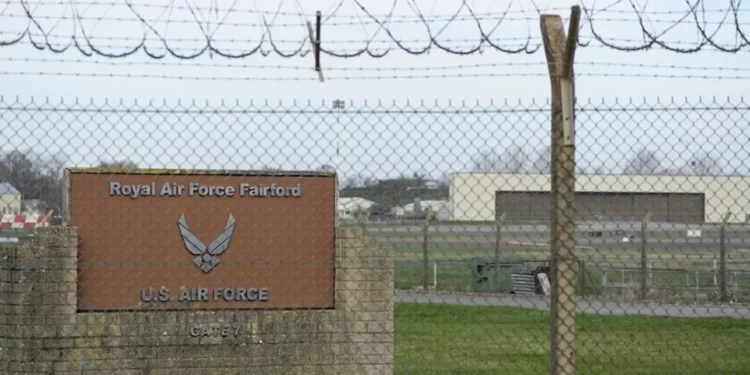 Base aérea de Fairford en el Reino Unido
