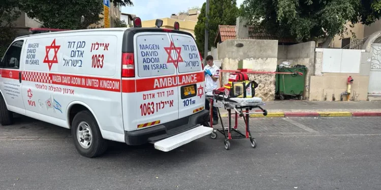Escena del incidente en Holon
