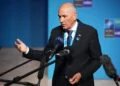 Slovenia’s Prime Minister Janez Jansa speaks as he arrives for the NATO summit in Ankara, Turkey, July 8, 2026. (AP Photo/Emrah Gurel)