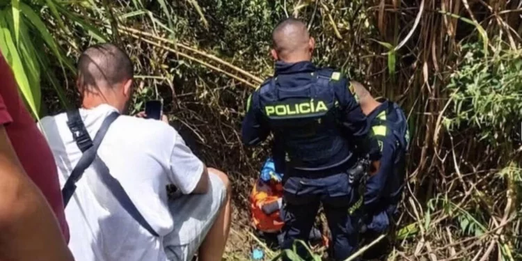 Zona del accidente de parapente en Colombia en el que murió un joven israelí