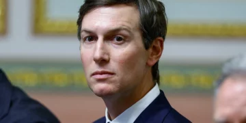 Jared Kushner durante una intervención pública