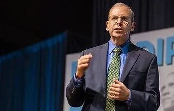 Jeremy Ben-Ami, presidente de J Street, durante la conferencia anual del grupo en Washington, D.C., en octubre de 2019.