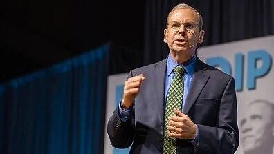 Jeremy Ben-Ami, presidente de J Street, durante la conferencia anual del grupo en Washington, D.C., en octubre de 2019.