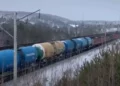 Imagen relacionada con la operación contra vagones cisterna de petróleo en Rusia.