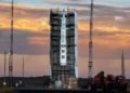 Lanzamiento de un misil balístico intercontinental Minuteman III sin ojiva durante una prueba operativa en la Base Vandenberg de la Fuerza Espacial, California, el 20 de mayo de 2026.
