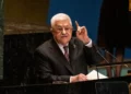 El presidente de la Autoridad Palestina, Mahmoud Abbas, habla ante la Asamblea General de la ONU en Nueva York el 26 de septiembre de 2024.