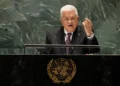 El presidente de la Autoridad Palestina, Mahmoud Abbas, interviene en el 79.º período de sesiones de la Asamblea General de la ONU el 26 de septiembre de 2024 en la sede de las Naciones Unidas en Nueva York.