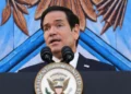 El secretario de Estado de Estados Unidos, Marco Rubio, habla durante un acto en el Donald J. Trump Institute of Peace, el 3 de septiembre de 2026, en Washington.