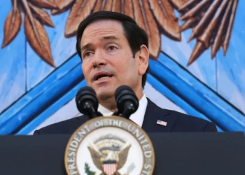 El secretario de Estado de Estados Unidos, Marco Rubio, habla durante un acto en el Donald J. Trump Institute of Peace, el 3 de septiembre de 2026, en Washington.