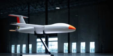 The reusable MQM-170C target drone will provide the CSG-4 with a cost-effective, long-endurance UAV to realistically simulate airborne threats, support complex naval training exercises, and measure accurate data for performance reviews. (Picture source: Griffon Aerospace)