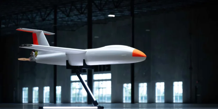 The reusable MQM-170C target drone will provide the CSG-4 with a cost-effective, long-endurance UAV to realistically simulate airborne threats, support complex naval training exercises, and measure accurate data for performance reviews. (Picture source: Griffon Aerospace)