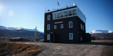 Puesto militar de Mestersvig, Groenlandia, 18 de septiembre de 2025.