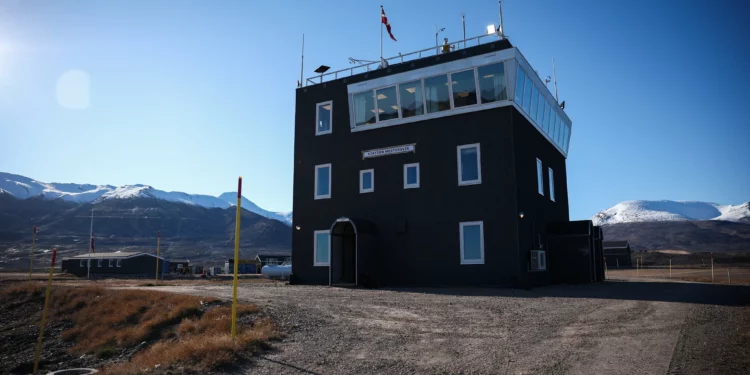 Puesto militar de Mestersvig, Groenlandia, 18 de septiembre de 2025.