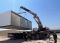 Primeras estructuras instaladas en Metzukei Eretz