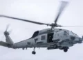 Helicóptero MH-60R Seahawk de la Armada de Estados Unidos, modelo que Dinamarca podría adquirir en tres unidades adicionales.