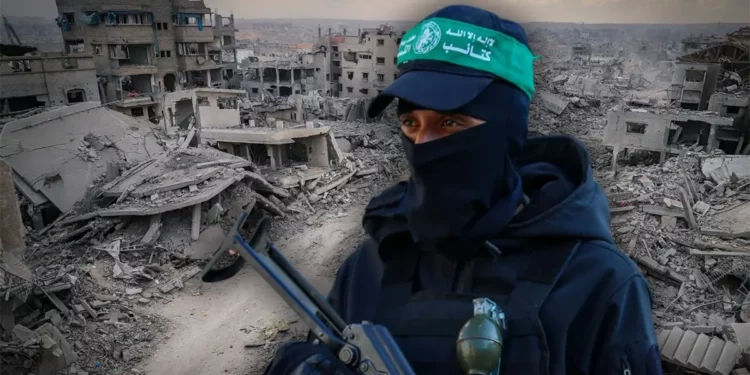 Miembros de Hamás en la Franja de Gaza