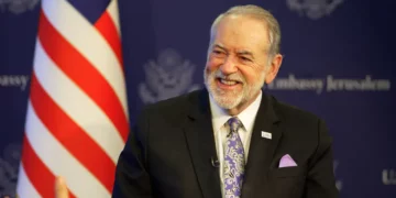 El embajador de Estados Unidos en Israel, Mike Huckabee.