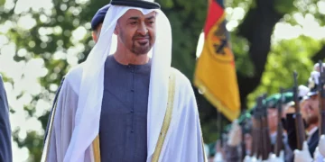 El líder de Emiratos Árabes Unidos, Sheikh Mohammed bin Zayed Al Nahyan, en Berlín, Alemania, el 10 de septiembre de 2026.