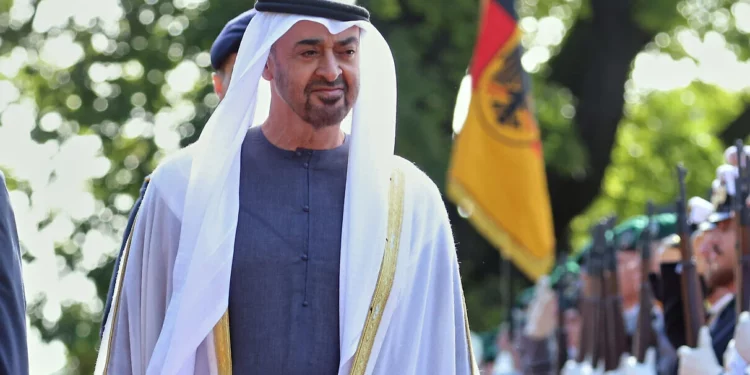 El líder de Emiratos Árabes Unidos, Sheikh Mohammed bin Zayed Al Nahyan, en Berlín, Alemania, el 10 de septiembre de 2026.