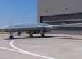 MQ-25A Stingray con la librea de la Marina de Estados Unidos