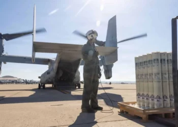 MV-22B Osprey durante una misión de despliegue de sonoboyas