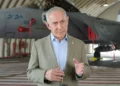 Prime Minister Benjamin Netanyahu at Tel Nof air base in a picture distributed on September 29, 2026. (Ma’ayan Toaf/GPO)