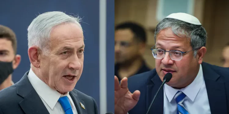 Netanyahu and Ben Gvir