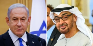 Benjamín Netanyahu y Mohammed bin Zayed