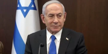 Prime Minister Benjamin Netanyahu speaks during a cabinet meeting, September 6, 2026, in Jerusalem. (Omer Meran/ GPO)