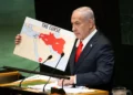 Benjamín Netanyahu durante una intervención ante la Asamblea General de la ONU